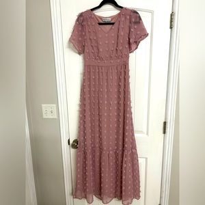 Piper and scoot maxi dress pompon